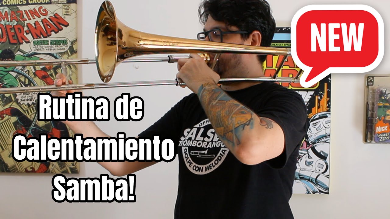 Rutina y Ejercicios en Trombón - Calentamiento Samba