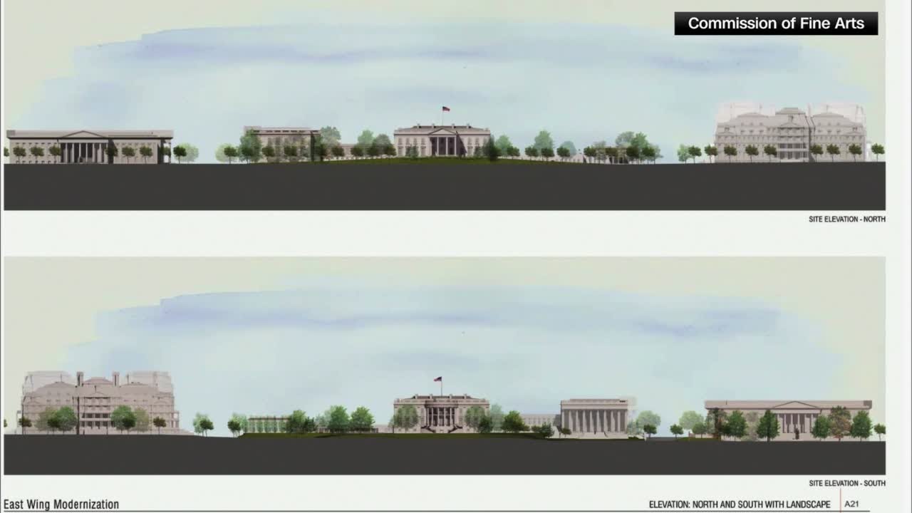 New renders show Donald Trump's plan for White House ballroom