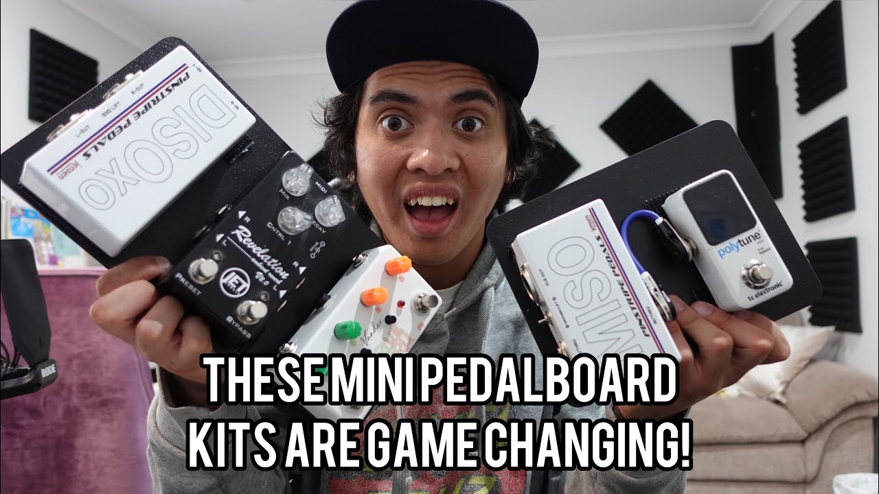 These MINI Pedalboard Kits Are So Cool! | Pinstripe Pedals Mini Pedalboard Kits (MBPB & LBPB)