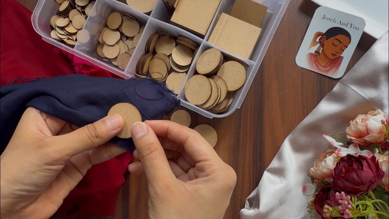 Learn How To Make Fabric Jewelry At Home || Handmade Fabric Jewellery Making 