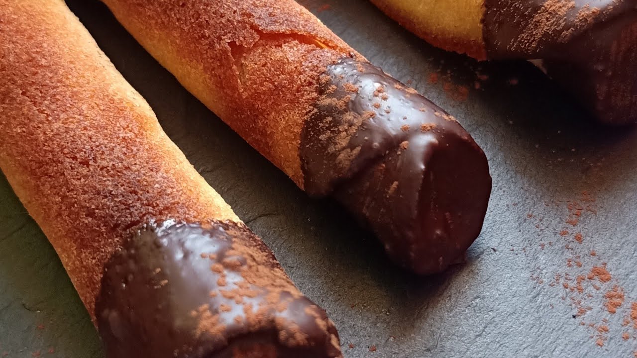 سيقار روسي محشي بالكريمة مقرمش وبزاف بنين Russian Cream Cigars