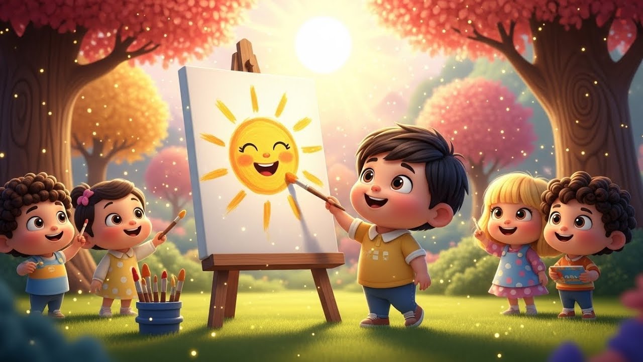 Magic Paintbrush Song 🎨✨ |#toddlersongs |#childrensrhyme |#nurseryrhyme |#cartoon |#rhymes