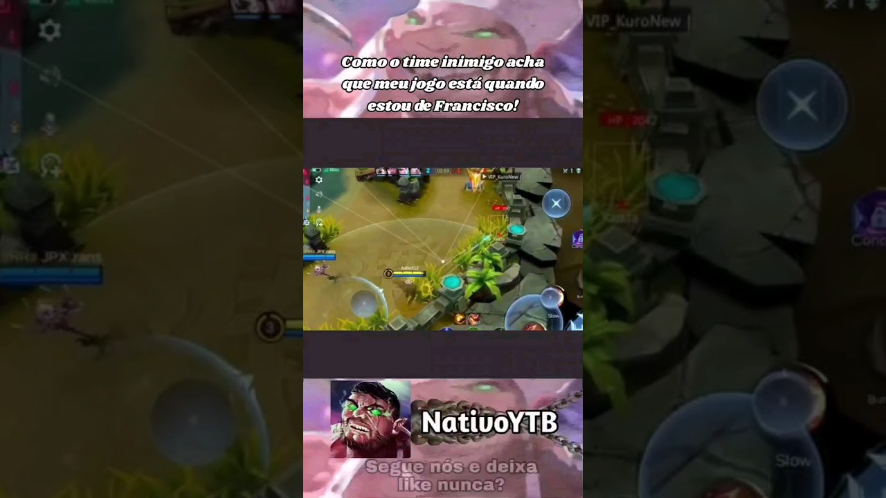 Franco usando hack de posi&ccedil;&atilde;o, n&atilde;o usem hack rapaziada! #nativoytb #mlbbbr #mlbb