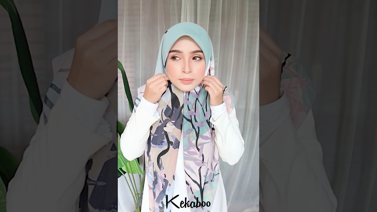 Tutorial Tudung Bawal Kekaboo Bidang 50