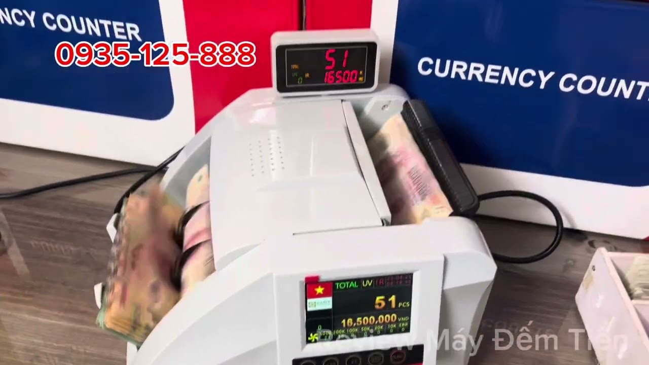 Review Mẫu Máy Đếm Tiền Hiện Đại Nhất 2025 | Máy Full Chức Năng