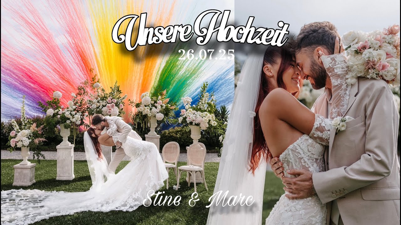 UNSERE TRAUMHOCHZEIT 😍 - das offizielle Hochzeitsvideo💍 | stineundmarc