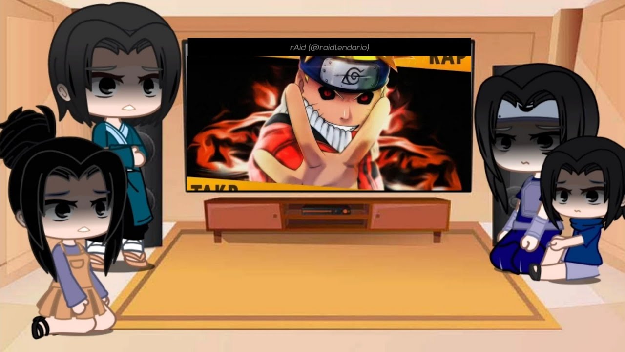 Família Uchiha Reagem {Rap Do Naruto Versão Sombria Takeru } •Gacha Club•