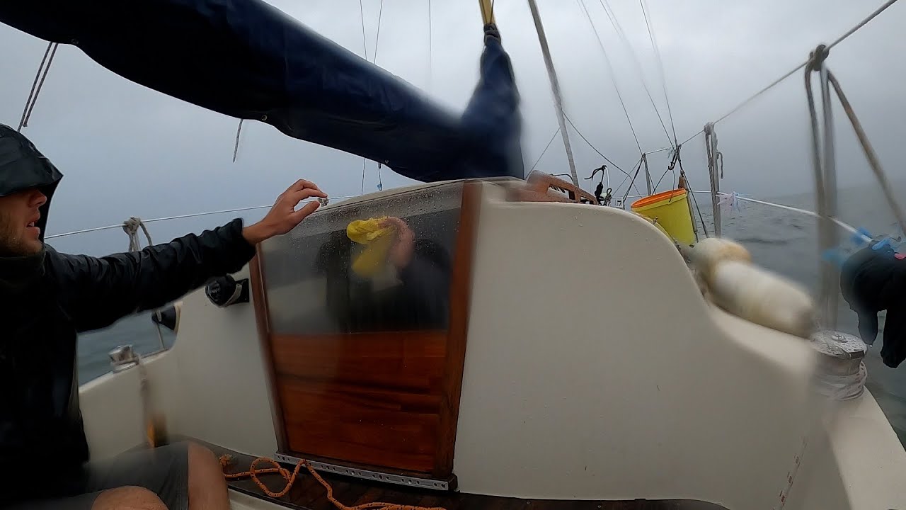 Bei Sturm über den Greifswalder Bodden // Ostsee Sail #10