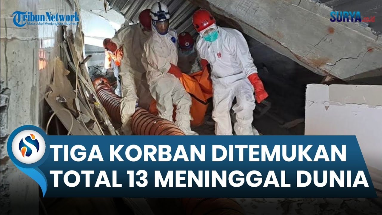 Tiga Korban Ditemukan, Total 13 Korban Meninggal Dunia Runtuhnya Bangunan Ponpes Al Khoziny