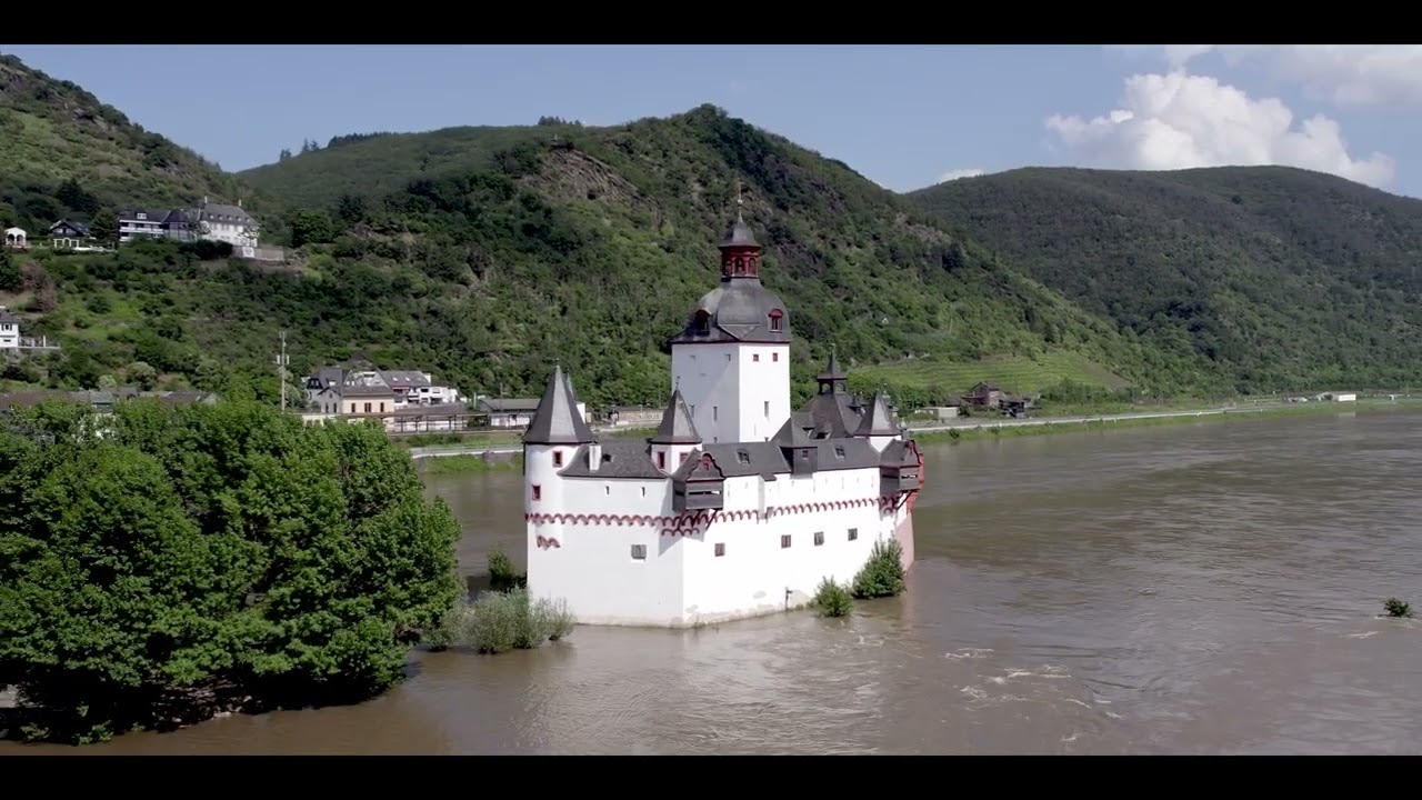 Castles on the Rhine - Burgen am Rhein | 4k Drone View Cinematic