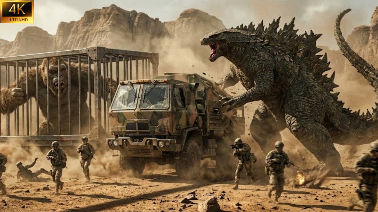 King Kong & Godzilla vs Special Forces: EPIC Land & Sea Battle!