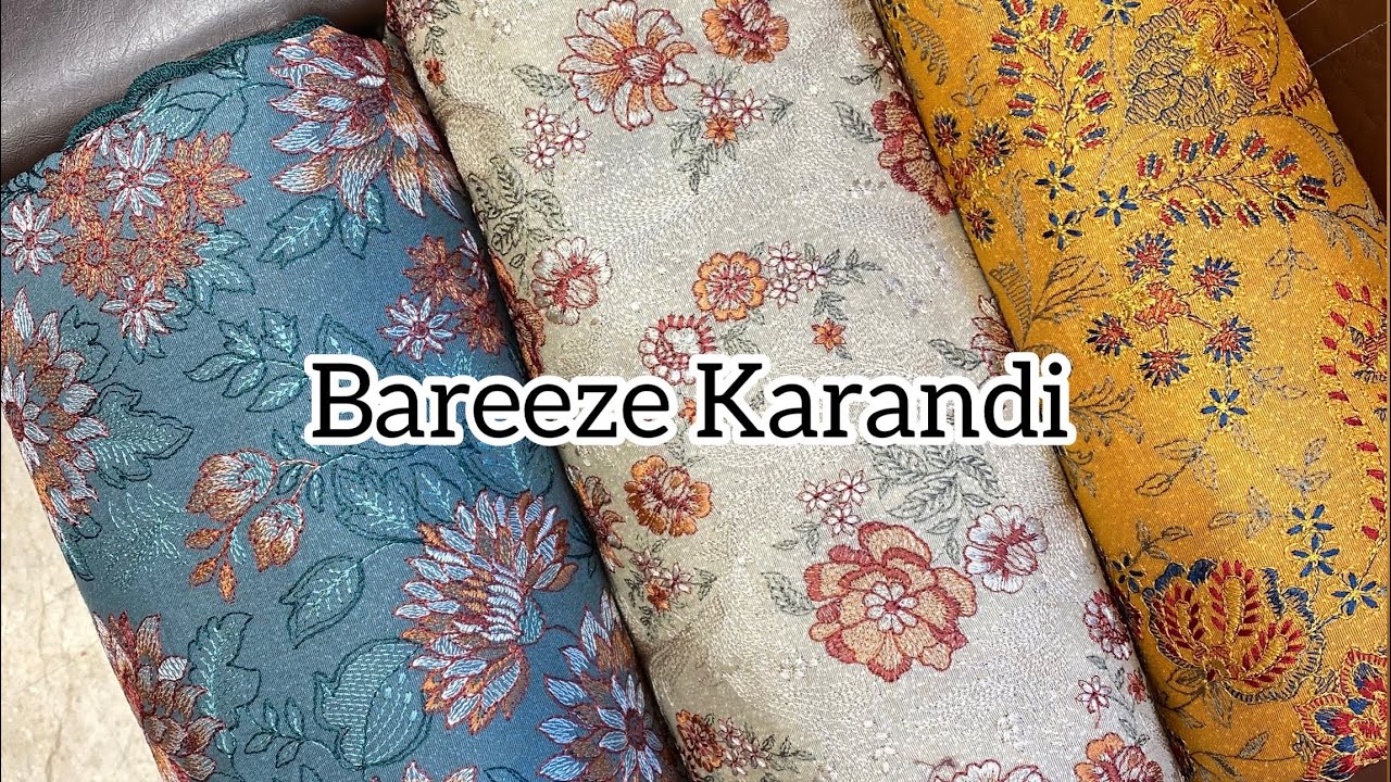 Bareeze embroidered Karandi New Arrivals Same As Original #bareeze #bareeze2021 #bareezecollection