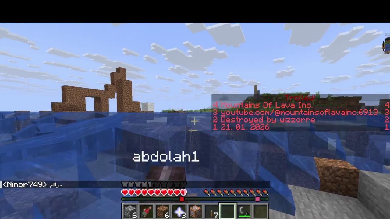 ماين كرافت سيرفر المتابعين🎮6