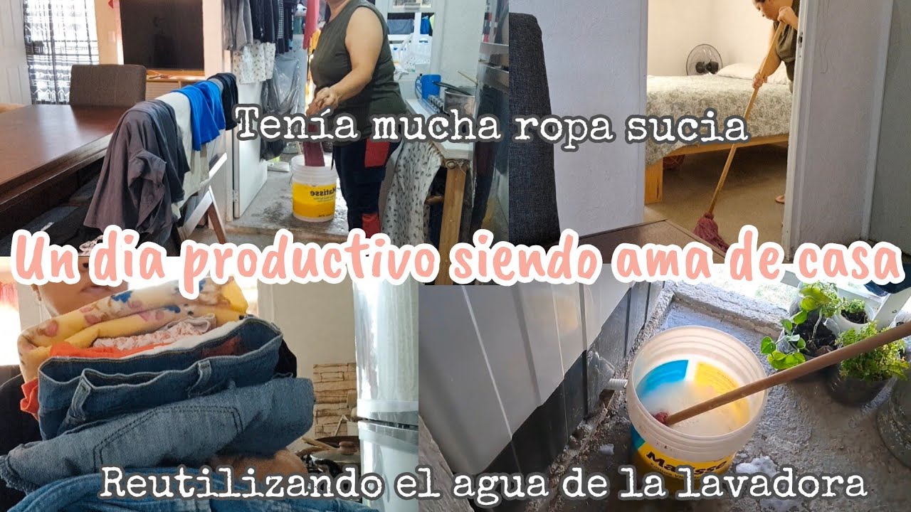 Tareas del hogar 🏠 mucho quehacer pero motivada a tener mi casa limpia
