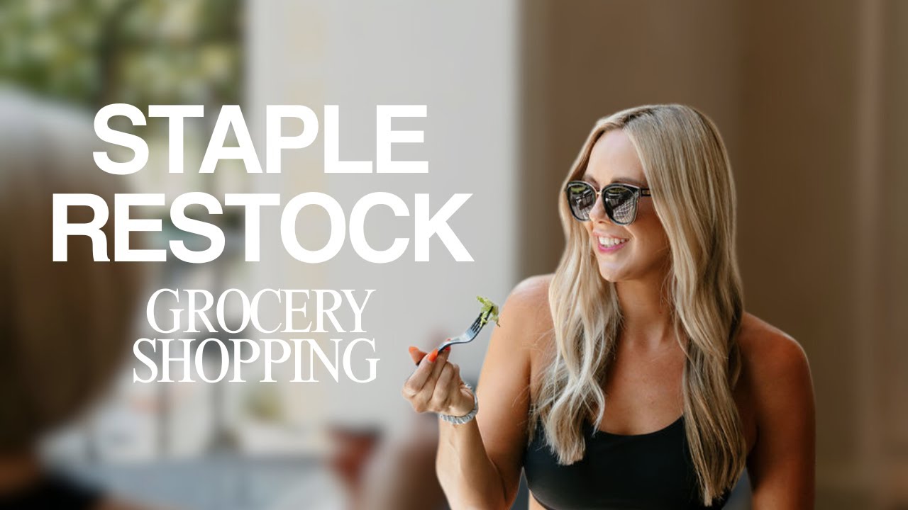 Goal Body Grocery Staples (Pantry + Freezer + Fridge) | Restock With Me