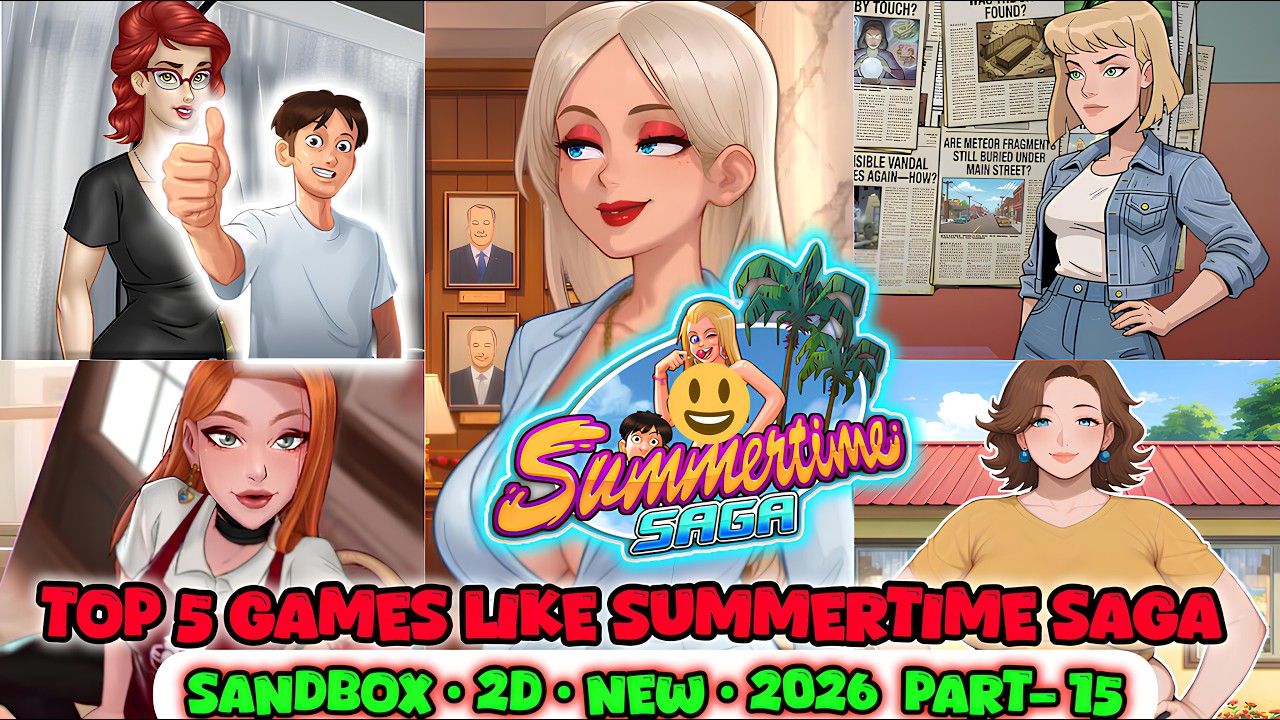Топ-5 игр, похожих на Summertime Saga 2026 (Часть 15)
