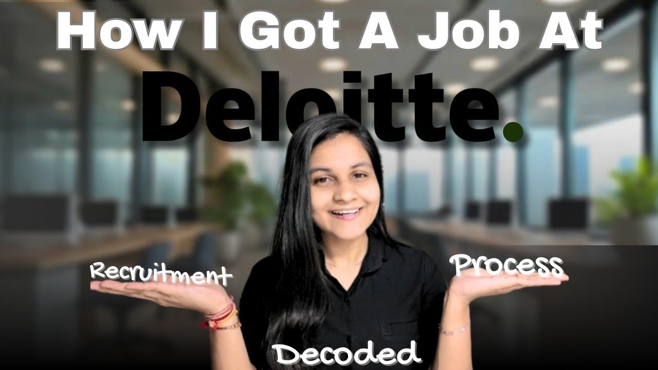 How I Got A Job At Deloitte | Tax Consultant