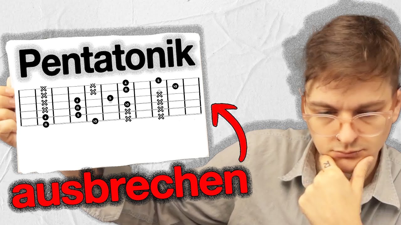 3 Tipps um aus der Standard-Pentatonik auszubrechen als fortgeschrittener Gitarrist!