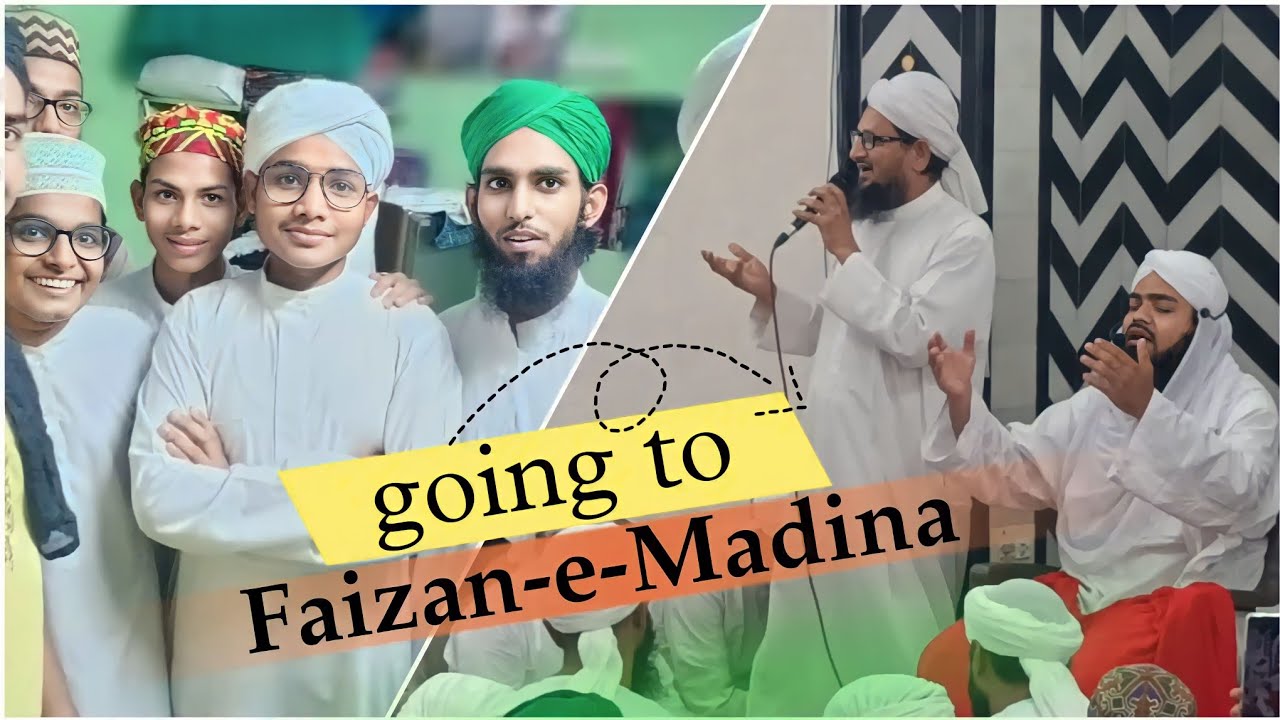 #Vlog | الحمدللہ  Going To Faizan-e-Madina Khadak Mumbai | Haji Zeeshan Attari l Dawateislami ijtima