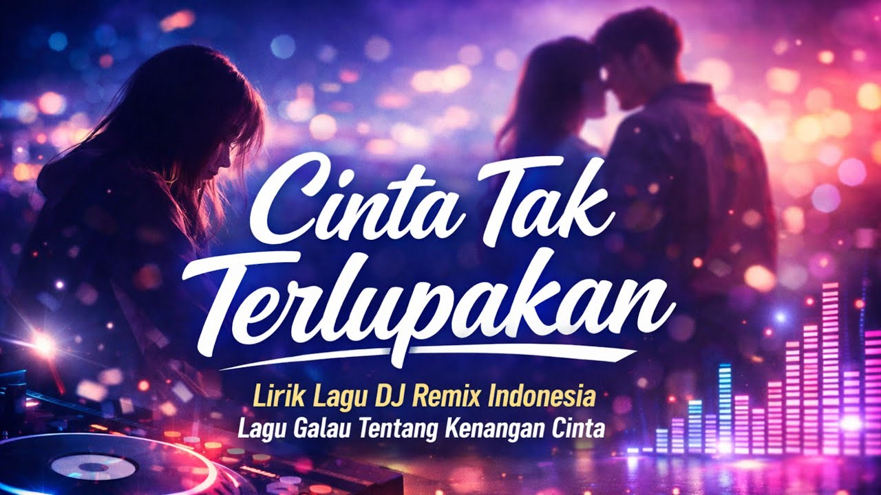Cinta Tak Terlupakan - Lirik Lagu DJ Remix Indonesia | Lagu Galau Tentang Kenangan Cinta