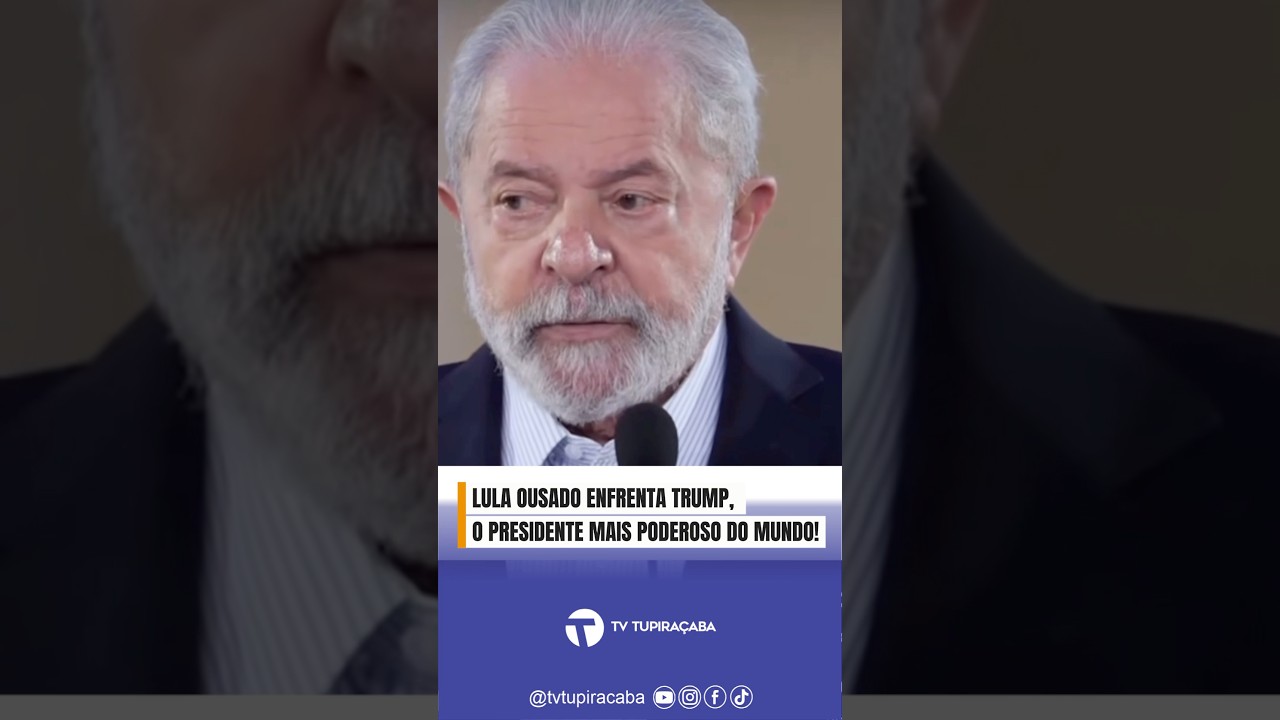 🔥🚨 LULA OUSADO ENFRENTA TRUMP, O PRESIDENTE MAIS PODEROSO DO MUNDO! 🇧🇷🌍🇺🇸