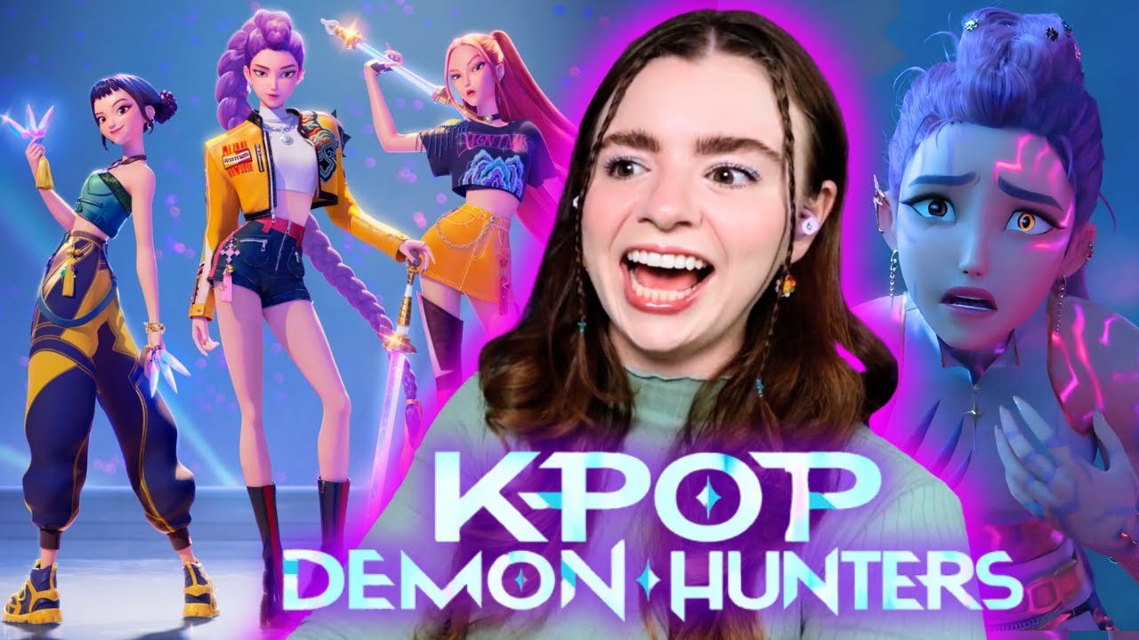 i'm IN LOVE with KPOP DEMON HUNTERS! 🎤 FIRST TIME WATCHING - MOVIE REACTION