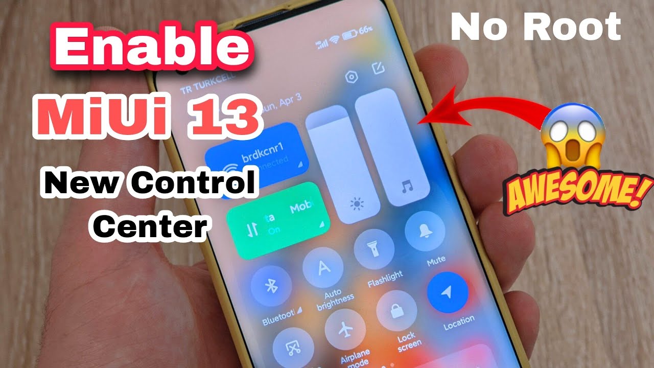 Enable Official New MIUI 13 Control Center in MIUI 13/12/12.5 | Install in Xiaomi/Redmi/Poco Devices