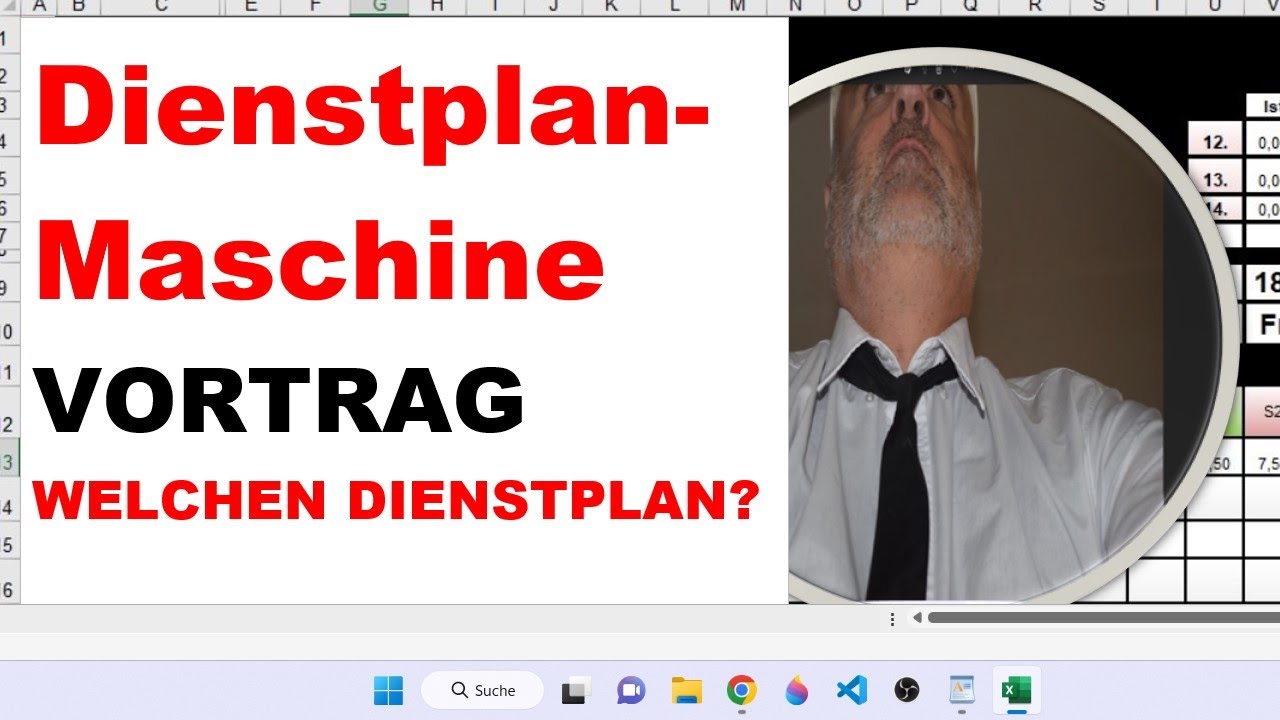 Dienstplan schreiben  - Vortrag - Welcher Dienstplan ist der richtige f&uuml;r mich Dienstplan-Maschine