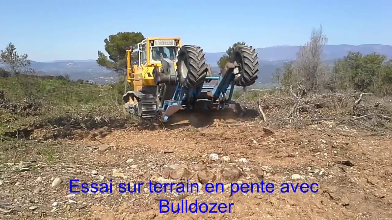 Rouleau landais sur terrains en pente