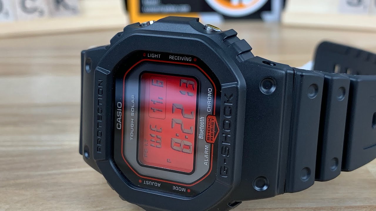 Gshock gwb5600ar adrenaline red Bluetooth