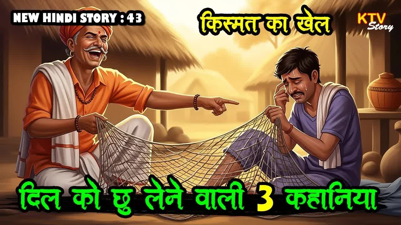 KTV697 किस्मत का खेल हिंदी कहानी, Man Ko Chhu Lene Wali 3 Kahaniya, New Hindi Story, Bedtime Story