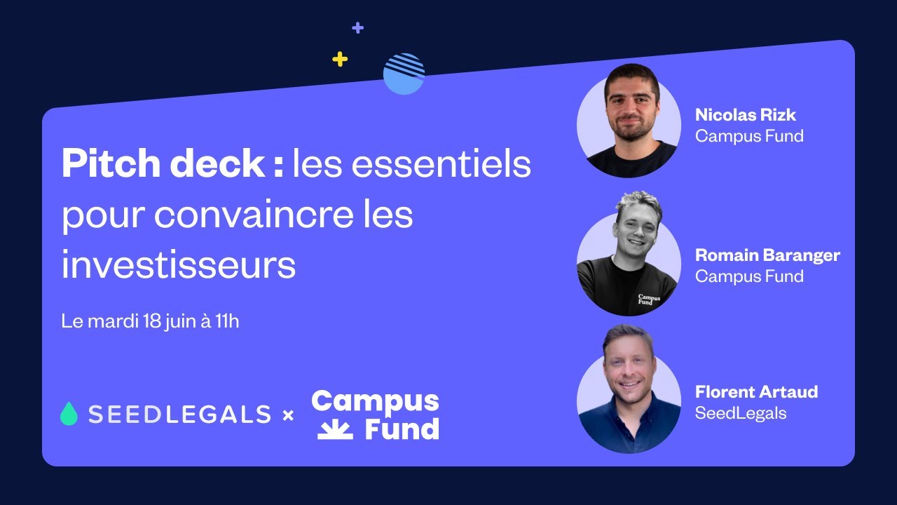Pitch deck : les essentiels pour convaincre les investisseurs