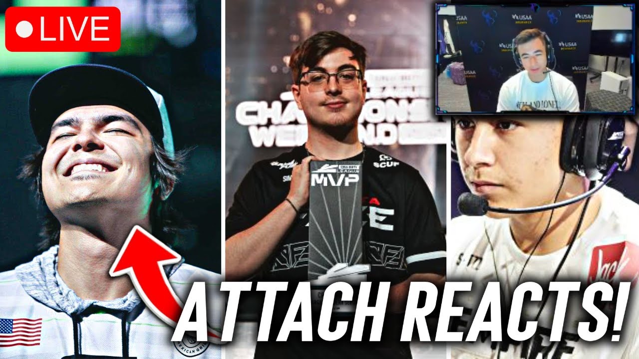 Attach Reacts to COD Champs Moments but they get increasingly more CLUTCH