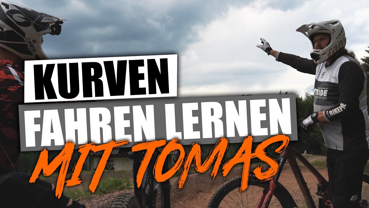Anlieger & Kurven Fahren lernen -  Fahrtechnik Training mit Tomas FREE AND RIDE im Bikepark OE