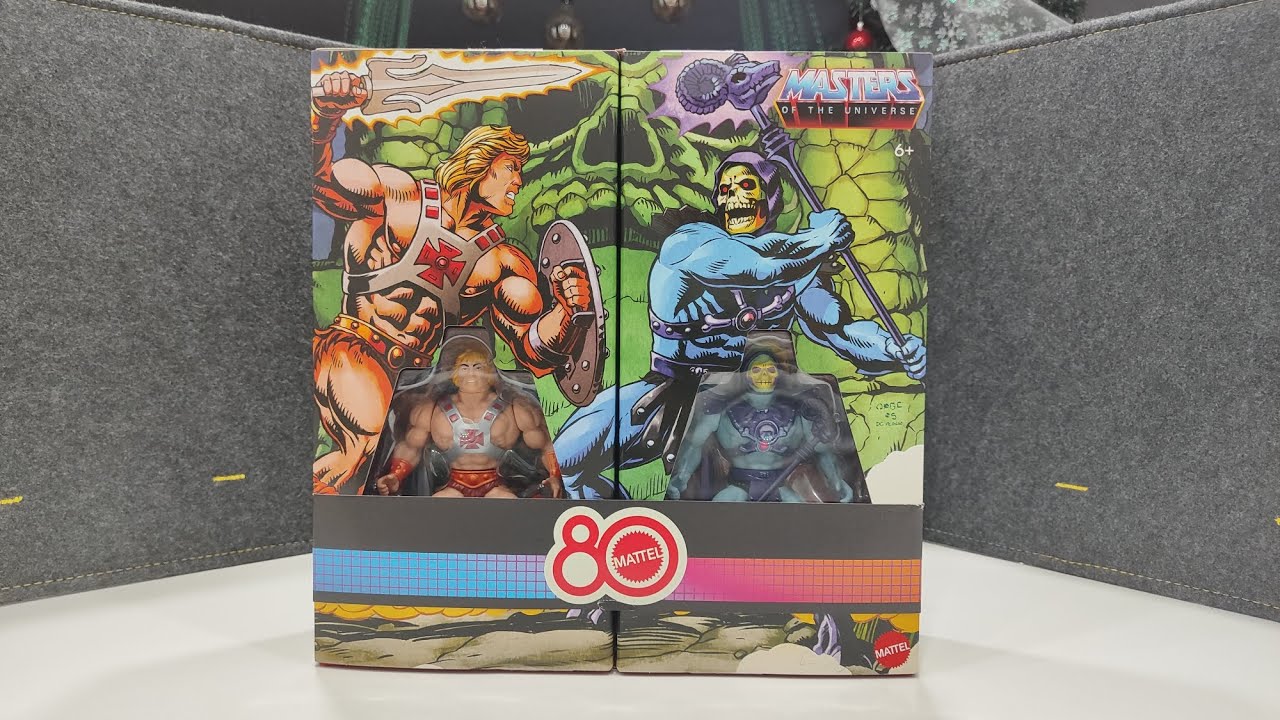 Masters of the Universe He-man and Skeletor 80°anniversary Mattel #motu #mattel #heman #skeletor  
