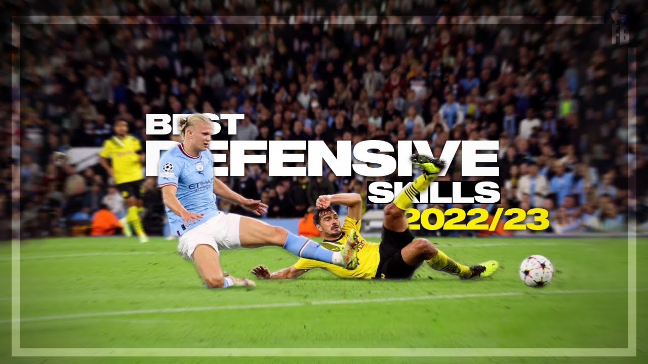 Crazy Football Defensive Skills & Tackles 2022/23 | HD