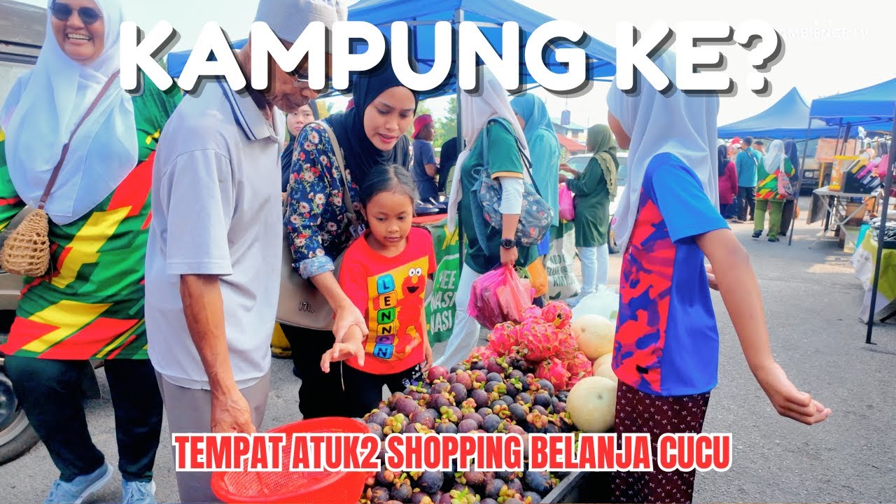 Pasar Pagi Rengit Batu Pahat ‼️ Suasana Kampung Tengah Pekan | 4K ASMR Market Ambience