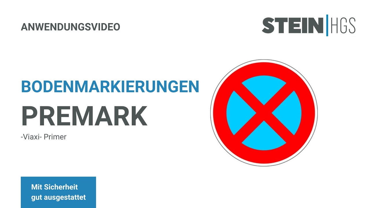 Bodenmarkierung PREMARK und -Viaxi- Primer