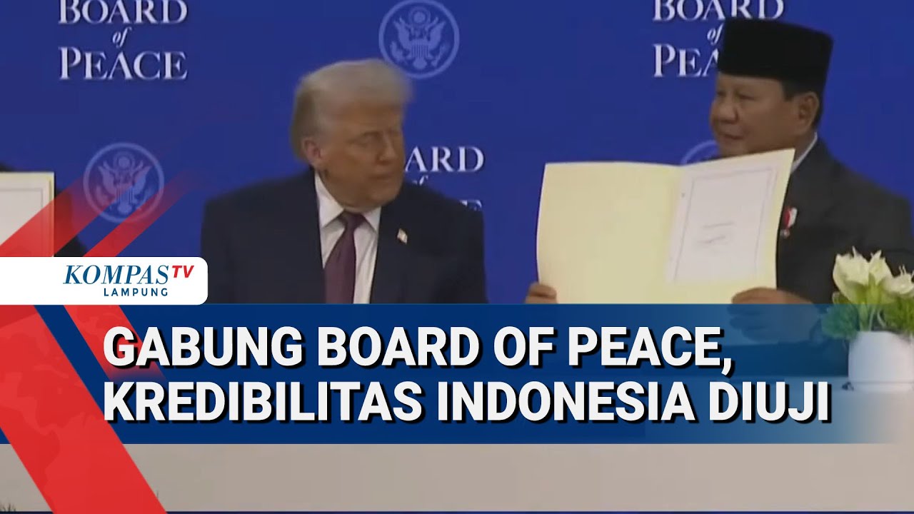 Efektivitas Board of Peace Bentukan Trump Dipertanyakan Usai Indonesia Bergabung