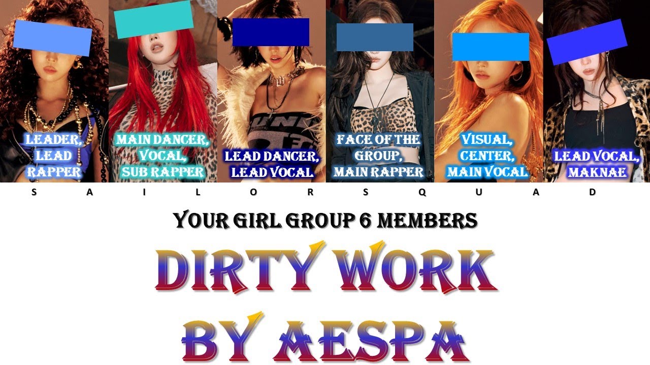 How Would Your Group DIRTY WORK BY AESPA