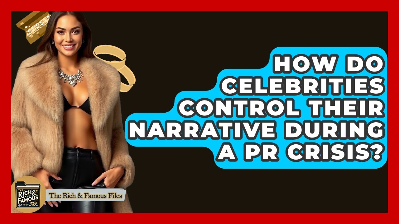 How Do Celebrities Control Their Narrative During A PR Crisis? - The Rich And Famous Files