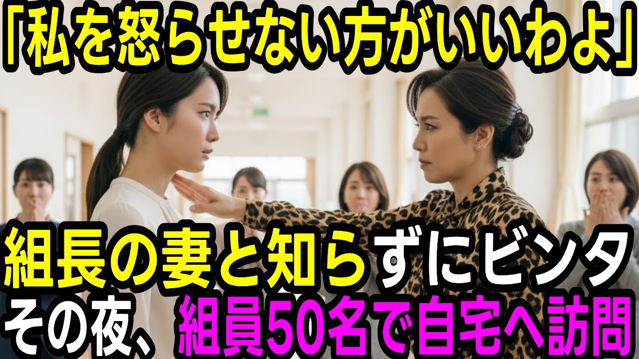 組長の妻「私を怒らせない方がいいわよ」ボスママ「黙れ！文句あるなら家に来いｗ」夜, 全組員が集結しボスママの自宅が崩壊…
