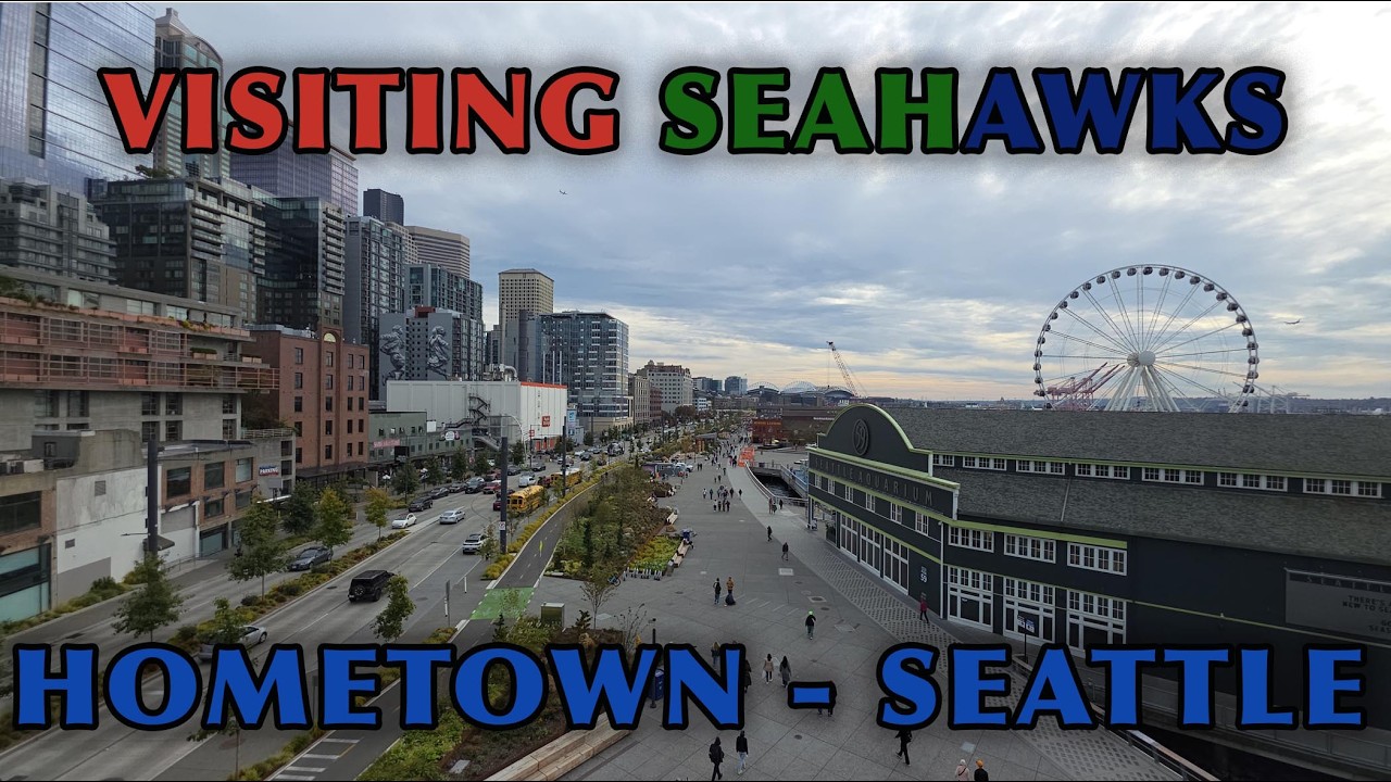 Visiting Seahawks Hometown, Seattle. Walking at Pike Place Market, Delicious Foods & Stunning Views