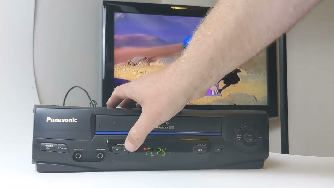 Panasonic PV-V4021 4-Head VCR VHS Player Video Recorder.