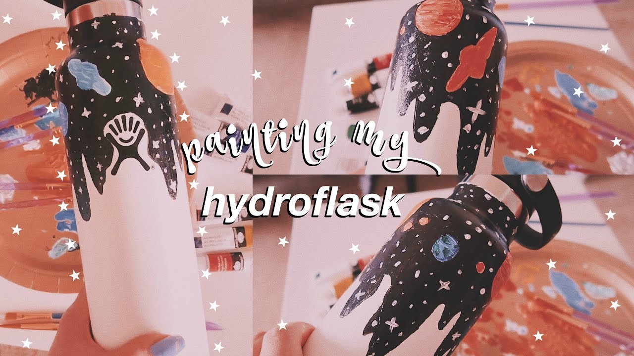 i painted my hydroflask!!!