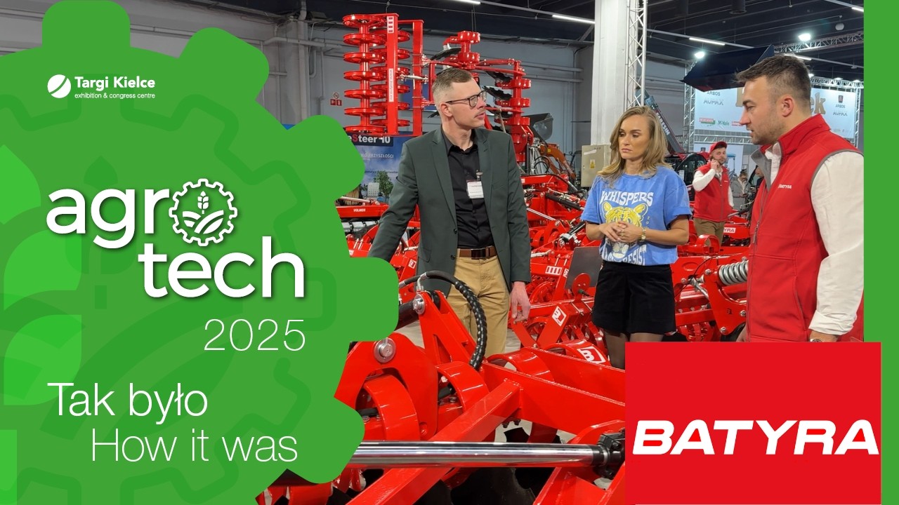 Kamila Boś na stoisku Batyra Maszyny Rolnicze - Agrotech 2025 -