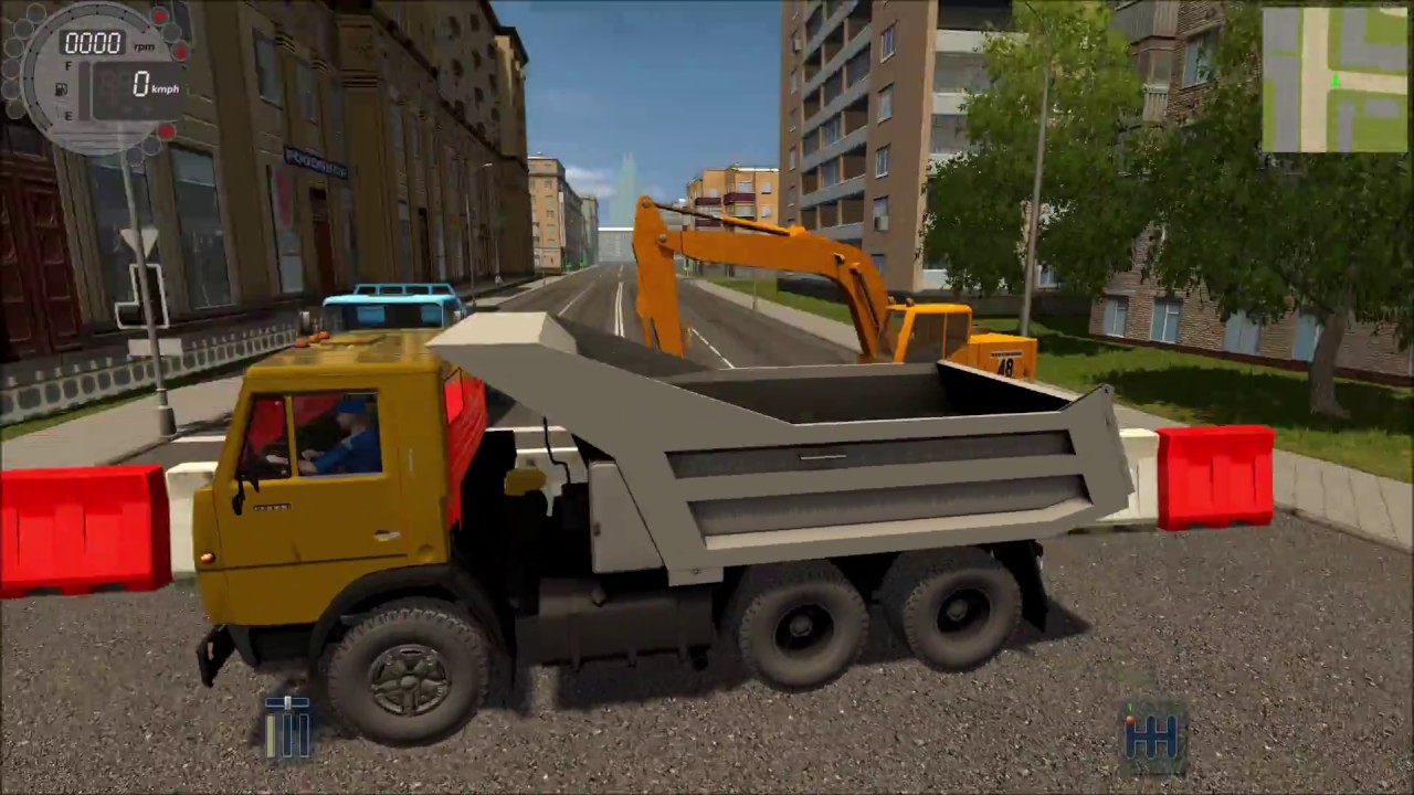 City Car Driving 1.5.6 KamAZ 5511 TrackIR 4 Pro [1080P]