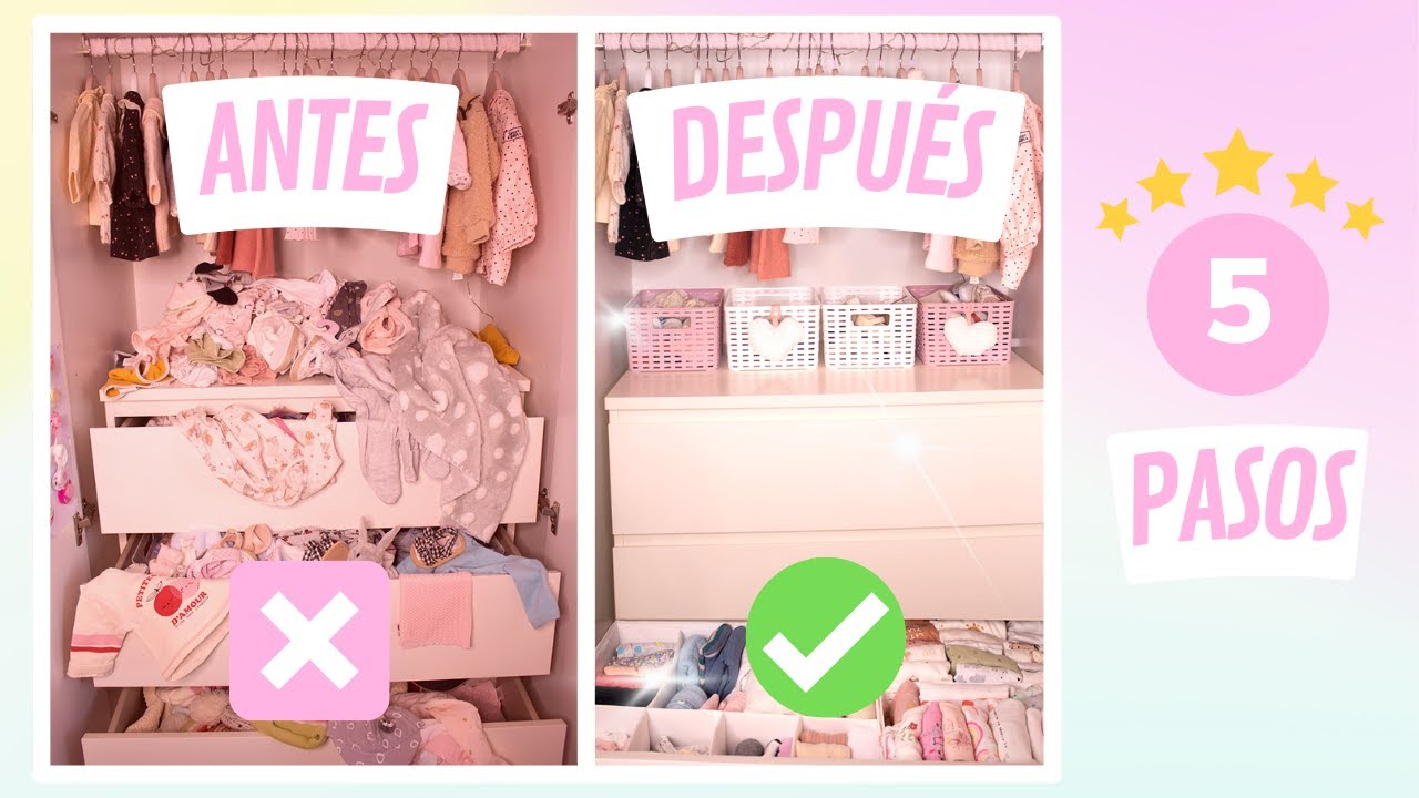 💡5 TIPS para ordenar la ROPA y el ARMARIO de tu BEBÉ REBORN Marie Kondo