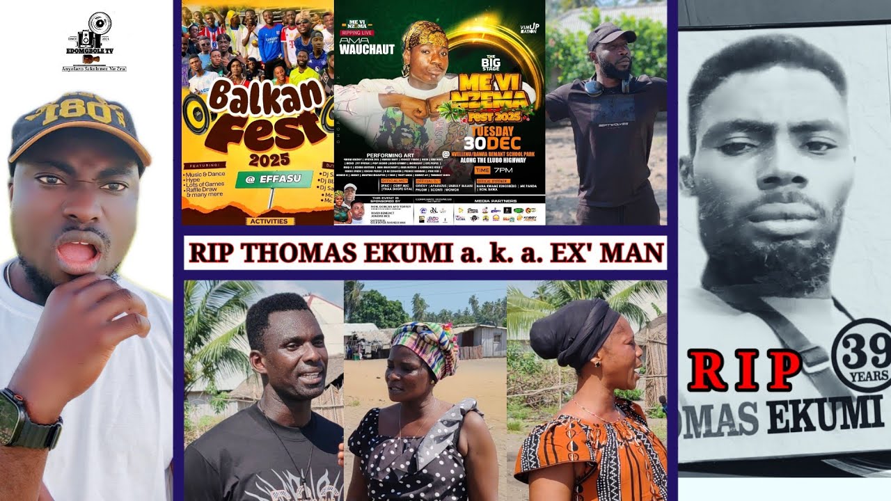 Break. How Thomas Ekumi a.k.a. Ex' Man died! 1 Week Observation for EX' Man In Effasu Balkan City.