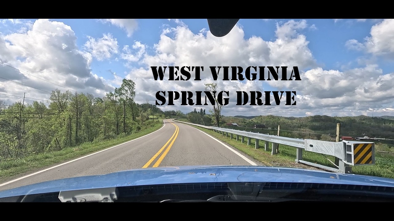 Driving Bulltown to Bakers Run Campground, Real time with road and whining dog noises 20260419